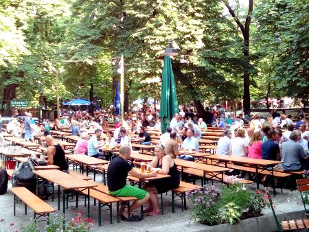 Wirtsgarten Munich Germany