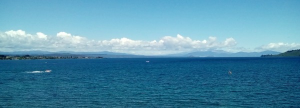 Lake Taupo in the sunshine