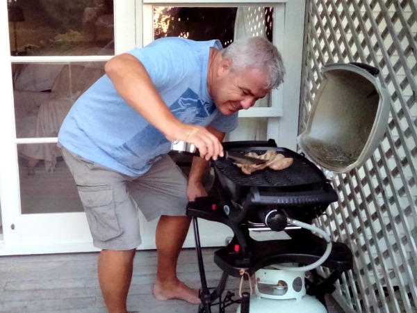 Barbequeing made me feel better, a bit.