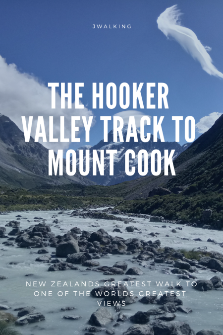 The hooker valley track to mount cook