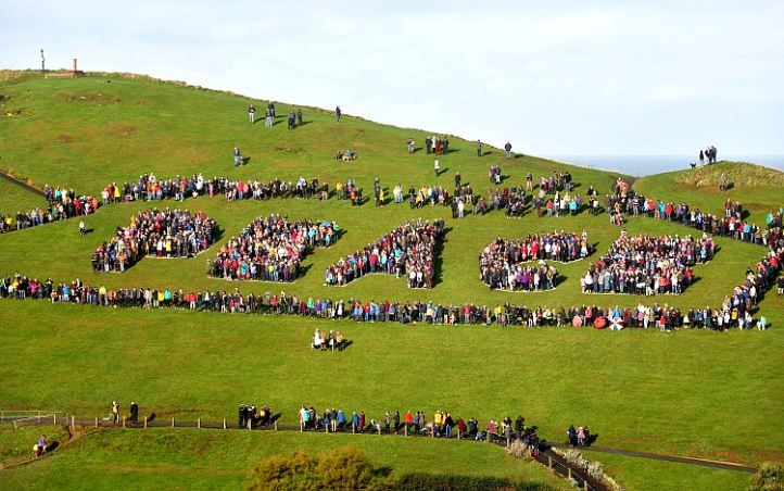 Ilfracombe Living Letters Peace 2018