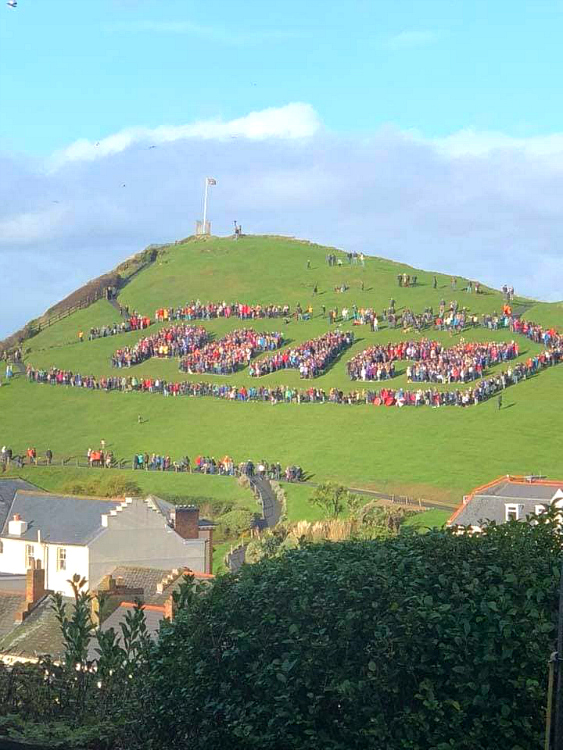 Ilfracombe Living Letters Peace 2018