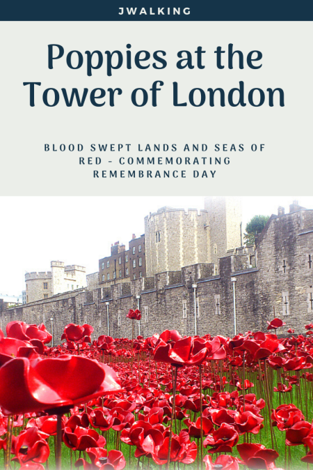 Poppies at the Tower of London Remembrance