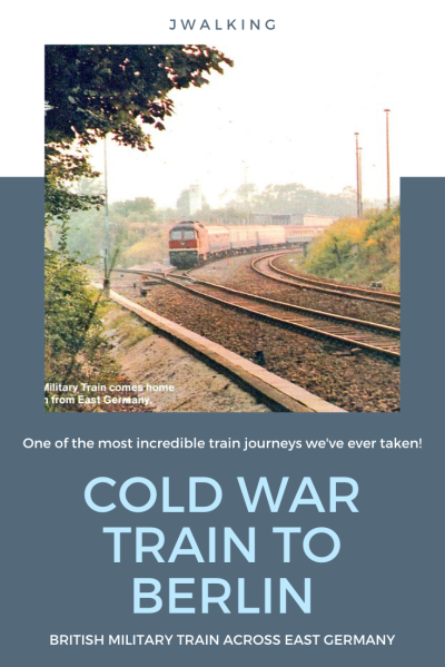 Cold War train to Berlin