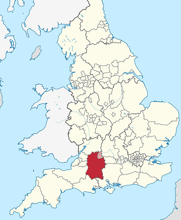 England Wiltshire Map